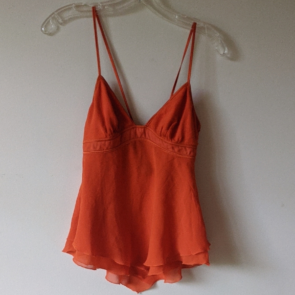 Bebe Vibrant Orange Top